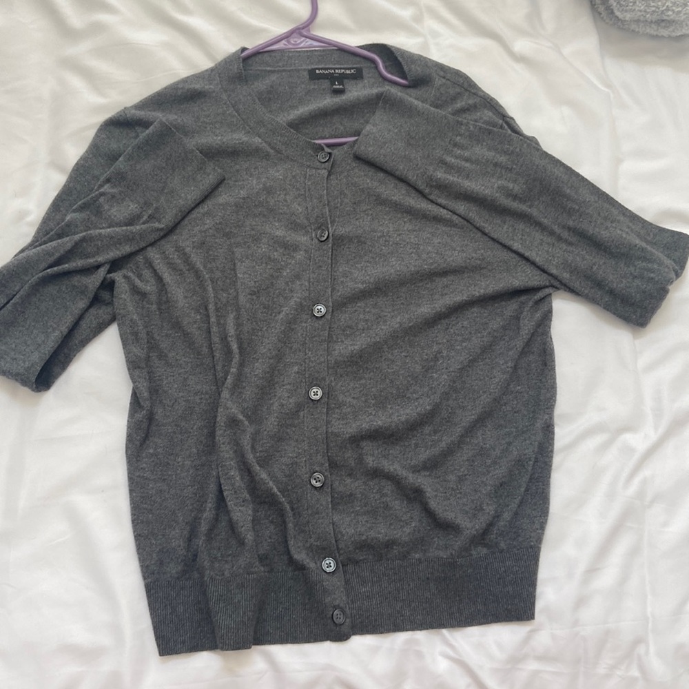 grey cardigan BANANA REPUBLIC - size L